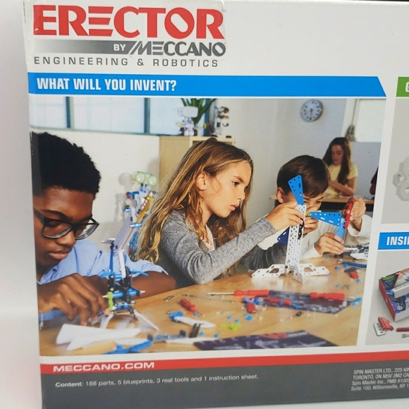 Erector by Meccano Innovation Sets Geared Machines New in Box - Picture 5 of 7